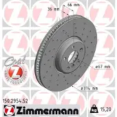 ZIMMERMANN Jarrulevy (1kpl) 150.2954.52