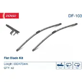 Denso Pyyhkijänsulka DF DF-103, 600/475mm, Edessä, 2 Kappale