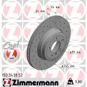 ZIMMERMANN Jarrulevy ZIMMERMANN 150.3438.52