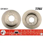 TRW Jarrulevy (1kpl) DF4931