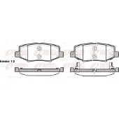 REMSA Jarrupalat Taka, 1264.02 - Jeep - Grand cherokee, Cherokee, Wrangler, Compass. Dodge - Journey, Nitro