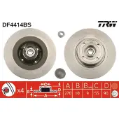 TRW Jarrulevy (1kpl) DF4414BS