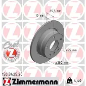 ZIMMERMANN Jarrulevy (1kpl) 150.3425.20