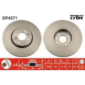 TRW Jarrulevy (1kpl) DF4371