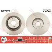 TRW Jarrulevy (1kpl) DF7973
