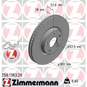 ZIMMERMANN Jarrulevy (1kpl) 250.1383.20