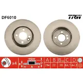TRW Jarrulevy (1kpl) DF6010