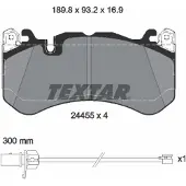 Textar Jarrupalasarja (4kpl), levyjarru 2445501