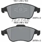 Textar Levyjarrun jarrupalasarja 2487001