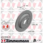 ZIMMERMANN Jarrulevy (1kpl) 610.1200.20