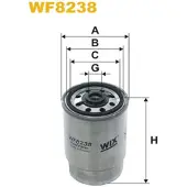 WIX FILTERS Polttoainesuodatin WF8238