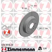 ZIMMERMANN Jarrulevy (1kpl) 320.3810.20