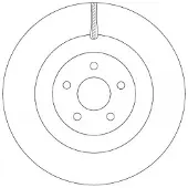 TRW Jarrulevy (1kpl) DF6871