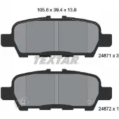 Textar Levyjarrun jarrupalasarja 2487101