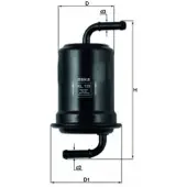 MAHLE ORIGINAL Polttoainesuodatin Mahle, KL 159 - Mazda - 626. Mitsubishi - Carisma