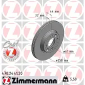 ZIMMERMANN Jarrulevy (1kpl) 470.2441.20