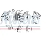 Nissens Kompressori, ilmastointilaite 890210