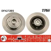 TRW Jarrulevy (1kpl) DF4272BS