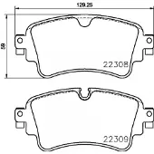 Brembo Jarrupalasarja (4kpl), levyjarru P85154NX