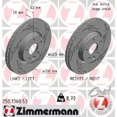 ZIMMERMANN Jarrulevy ZIMMERMANN 250.1360.53