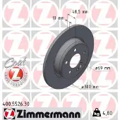 ZIMMERMANN Jarrulevy (1kpl) 400.5526.30