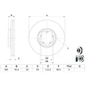 Bosch Jarrulevy (1kpl) 0 986 479 D40