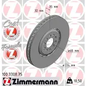 ZIMMERMANN Jarrulevy ZIMMERMANN 100.3308.75