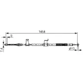 Bosch Vaijeri, käsijarru 1 987 482 294 oikea