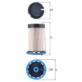 MAHLE ORIGINAL Polttoainesuodatin KX 592