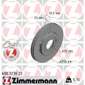 ZIMMERMANN Jarrulevy (1kpl) 600.3230.20