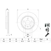 Bosch Jarrulevy (1kpl) 0 986 479 F53