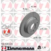ZIMMERMANN Jarrulevy (1kpl) 150.1283.20