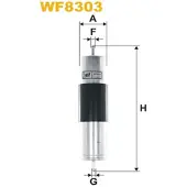 WIX FILTERS Polttoainesuodatin WF8303
