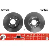 TRW Jarrulevy (1kpl) DF1532