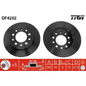 TRW Jarrulevy DF4282 takana, täysi, 1 Kappale