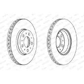 FERODO Jarrulevy (1kpl) DDF1163C