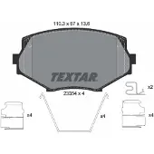 Textar Jarrupalasarja (4kpl), levyjarru 2335404