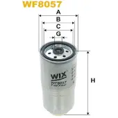 WIX FILTERS Polttoainesuodatin WF8057