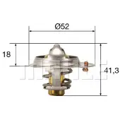 MAHLE ORIGINAL Termostaatti, jäähdytysneste TX 85 82