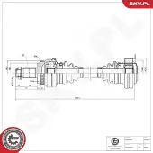 ESEN SKV Vetoakseli 40SKV053