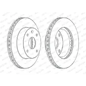 FERODO Jarrulevy (1kpl) DDF1257C