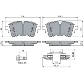 Bosch Jarrupalasarja (4kpl), levyjarru 0 986 460 174