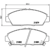 Brembo Jarrupalasarja (4kpl), levyjarru P 28 021