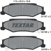 Textar Jarrupalasarja (4kpl), levyjarru 2419701