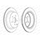 FERODO Jarrulevyt DDF1506C takana, tuuletettu, 2 Kappale