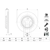 Bosch Jarrulevy (1kpl) 0 986 479 H39