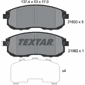 Textar Jarrupalasarja (4kpl), levyjarru 2163301