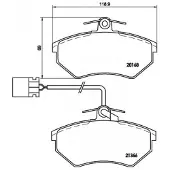 Brembo Jarrupalasarja (4kpl), levyjarru P 85 034