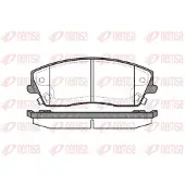 REMSA Jarrupalat Etu, 1126.08 - Chrysler - 300. Dodge - Challenger, Charger, Magnum