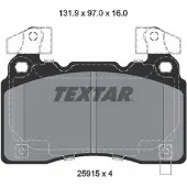 Textar Jarrupalasarja (4kpl), levyjarru 2591503